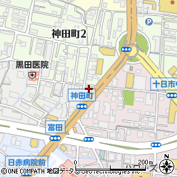 徳島ラーメン麺王 岡山青江店周辺の地図