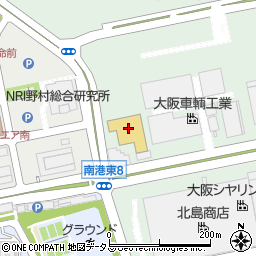 大阪サービスセンター周辺の地図