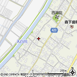 愛知県田原市中山町寺脇138周辺の地図