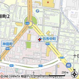 岡山食品容器株式会社周辺の地図