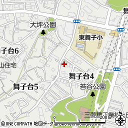 兵庫県神戸市垂水区舞子台周辺の地図