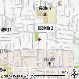 大阪府八尾市長池町2丁目68周辺の地図