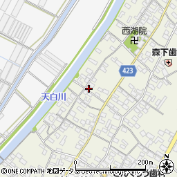 愛知県田原市中山町寺脇137周辺の地図
