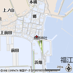 愛知県田原市向山町郷5周辺の地図