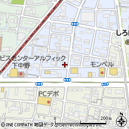 岡山県岡山市南区下中野1419-5周辺の地図