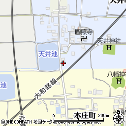 大藤郡山青果市場周辺の地図