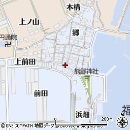 愛知県田原市向山町郷78周辺の地図