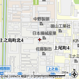 大阪府八尾市上之島町北6丁目10周辺の地図