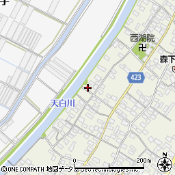 愛知県田原市中山町寺脇135周辺の地図