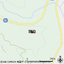 広島県世羅郡世羅町別迫周辺の地図