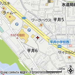 プレコ岡山平井店周辺の地図