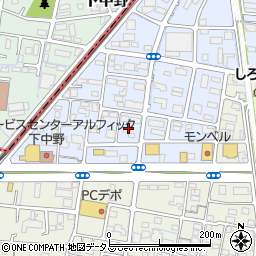 岡山県岡山市南区下中野1419周辺の地図