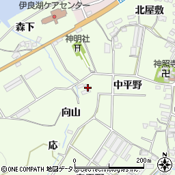 愛知県田原市石神町森下8周辺の地図