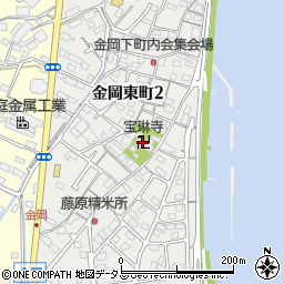 宝琳寺周辺の地図