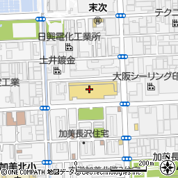 ジョーシン平野加美店周辺の地図