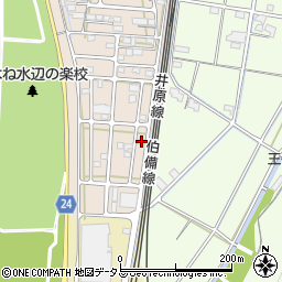 岡山県総社市清音上中島1808-2周辺の地図