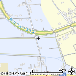 岡山県岡山市東区金田665-2周辺の地図