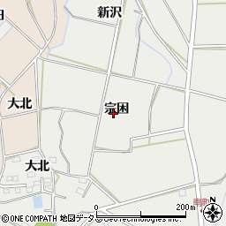 愛知県田原市南神戸町宗困周辺の地図