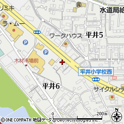 ほっともっと岡山平井店周辺の地図