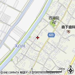 愛知県田原市中山町寺脇150周辺の地図