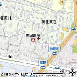 黒田医院指定居宅介護支援事業所周辺の地図