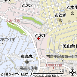 〒655-0882 兵庫県神戸市垂水区乙木の地図