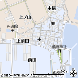 愛知県田原市向山町郷63周辺の地図