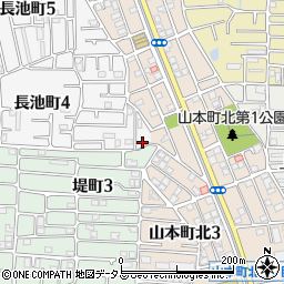 大阪府八尾市長池町4丁目49周辺の地図