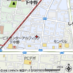 岡山県岡山市南区下中野1419-12周辺の地図