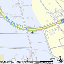 岡山県岡山市東区金田590-1周辺の地図