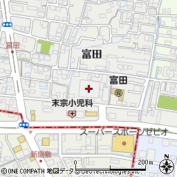 岡山紙商事周辺の地図