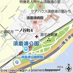 神戸市公園緑化協会（公益財団法人）　須磨浦公園周辺の地図