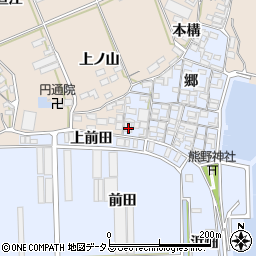 愛知県田原市向山町郷70-1周辺の地図