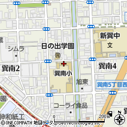 大阪市立巽南小学校周辺の地図