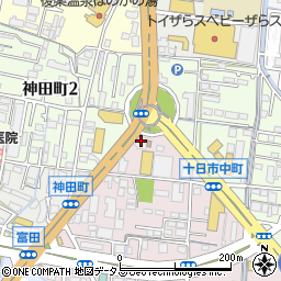 日本生命岡山十日市ビル周辺の地図