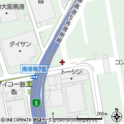 大阪ガス南港北ガバナステーション周辺の地図