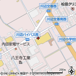 岡山県倉敷市真備町川辺2132周辺の地図