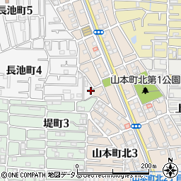 大阪府八尾市長池町4丁目47周辺の地図