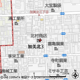 北村商店周辺の地図