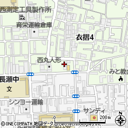 伊保物産株式会社　東大阪営業所周辺の地図