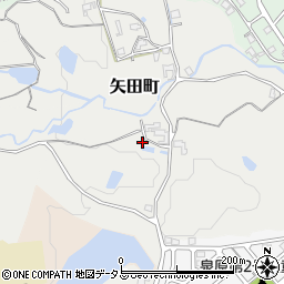 奈良県大和郡山市矢田町5951-2周辺の地図