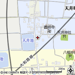 奈良県大和郡山市天井町186周辺の地図