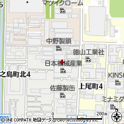 大阪府八尾市上之島町北6丁目5周辺の地図
