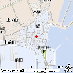 愛知県田原市向山町郷16周辺の地図