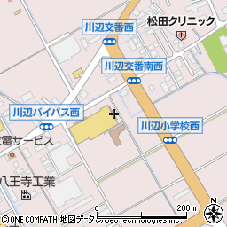 岡山県倉敷市真備町川辺2135周辺の地図