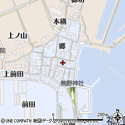 愛知県田原市向山町郷18周辺の地図