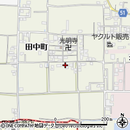 奈良県奈良市田中町259周辺の地図