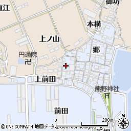 愛知県田原市向山町郷69周辺の地図