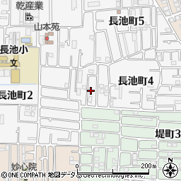 大阪府八尾市長池町4丁目106周辺の地図