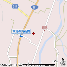 北広島町立本地小学校周辺の地図